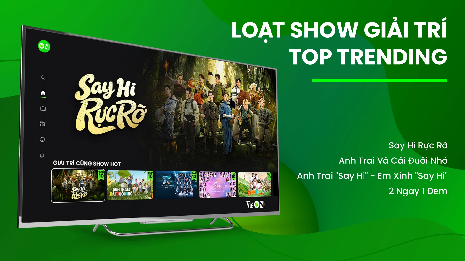 VieON for Android TV screenshot